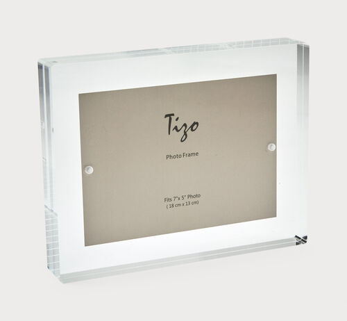 Lucite - Acrylic Frame Clear 5" Block