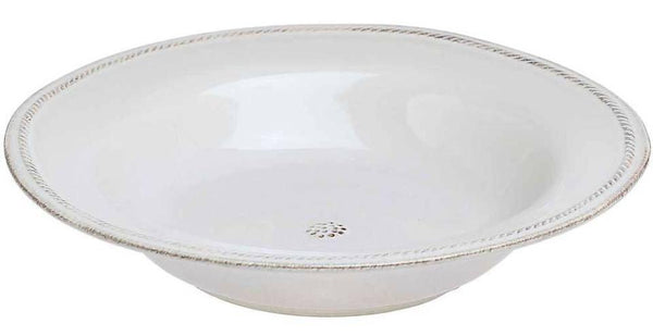 Berry & Thread Whitewash - Rimmed Soup Bowl (Set of 6)