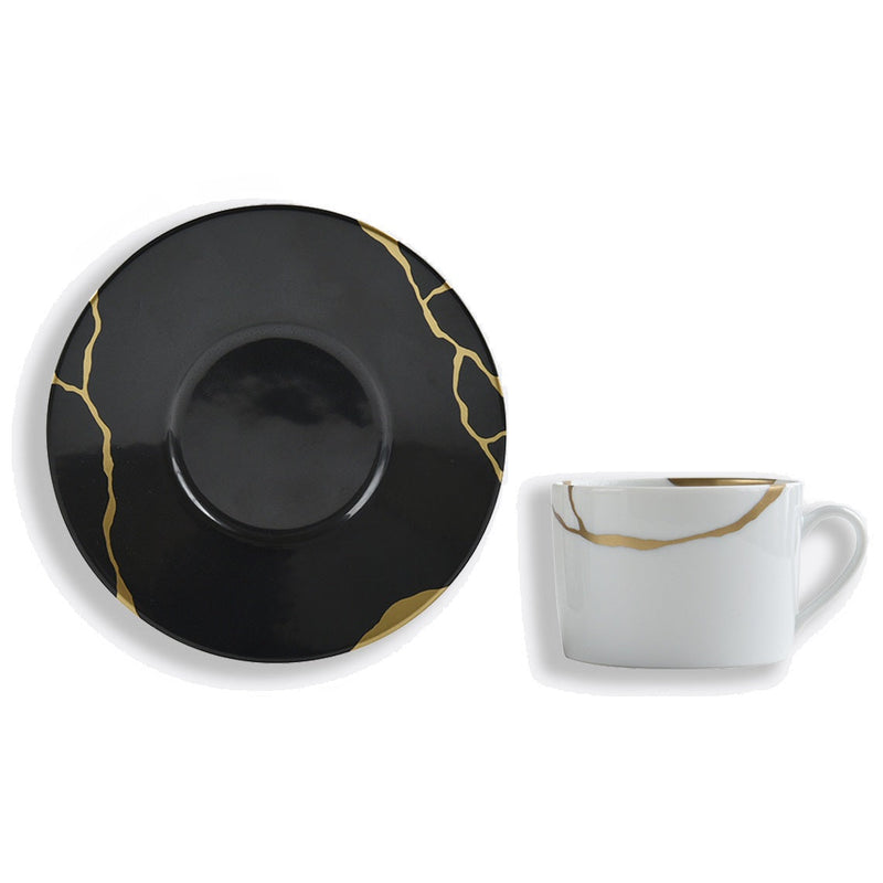 Kintsugi - Set of tea cups and saucers