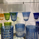 Water Goblet Diamond Light Blue (Set of 6)