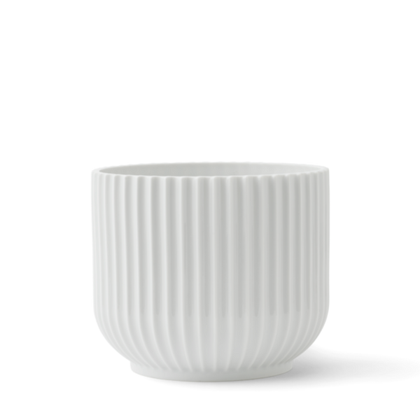 Lyngby - Medium White Flower Pot