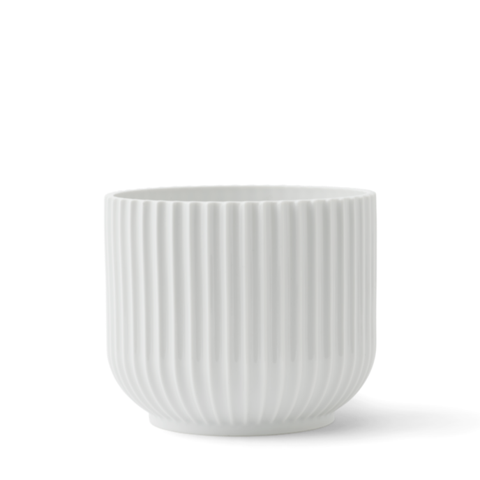 Lyngby - Medium White Flower Pot