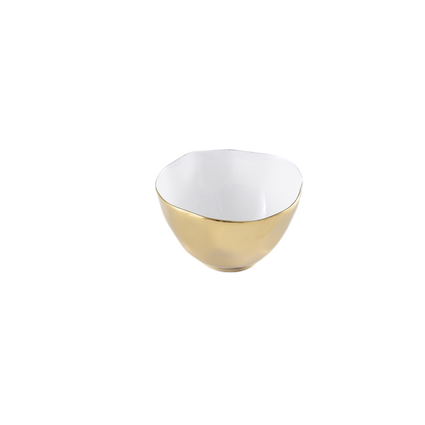 Moonlight - White and Gold - Snack Bowl