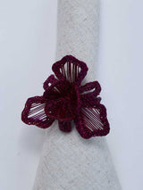 Orchid - Napkin Rings