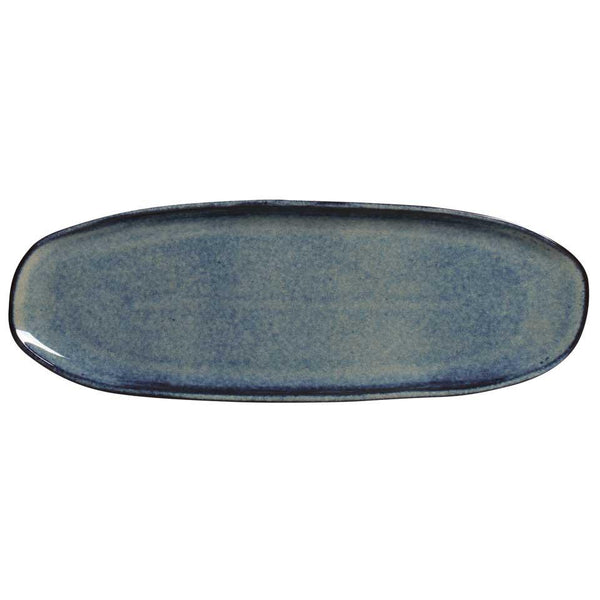 Denim - Shallow Organic Oval Platter Large (Set of 4)