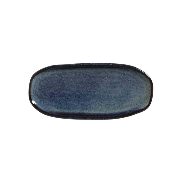 Denim - Shallow Organic Oval Platter Small (Set of 4)