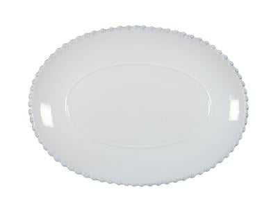 Pearl white - Oval platter