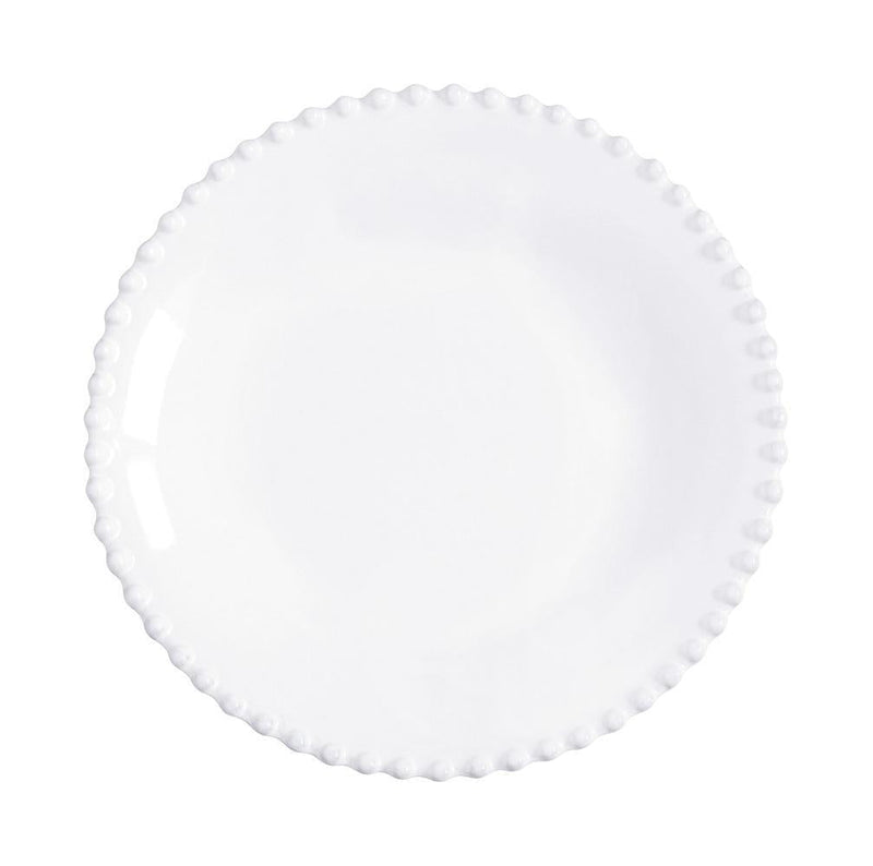 Pearl white - Soup/pasta plate (Set of 6)