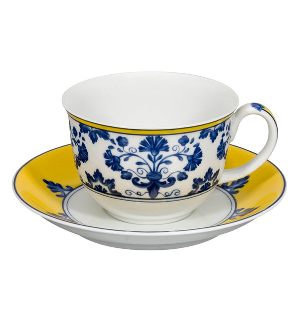 Castelo Branco - Tea Cup And Saucer (Set of 6)