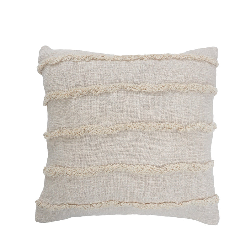 Birch Overtufted Solid Throw Pillow  Square