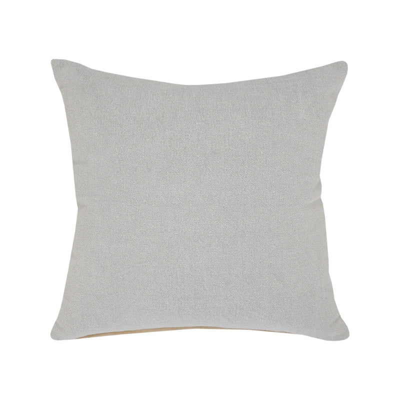 Soft Gray Solid Throw Pillow  Square