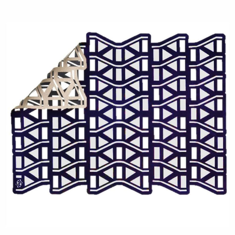 Soho Stairs - Placemat Silver / Blue