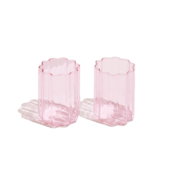 Wave - Glasses - Pink (Set of 2)