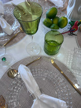 Crystal Coloured Whisky Glasses - Green (Set of 6)