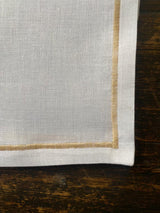 White Linen - Napkin Yellow (Set of 2)