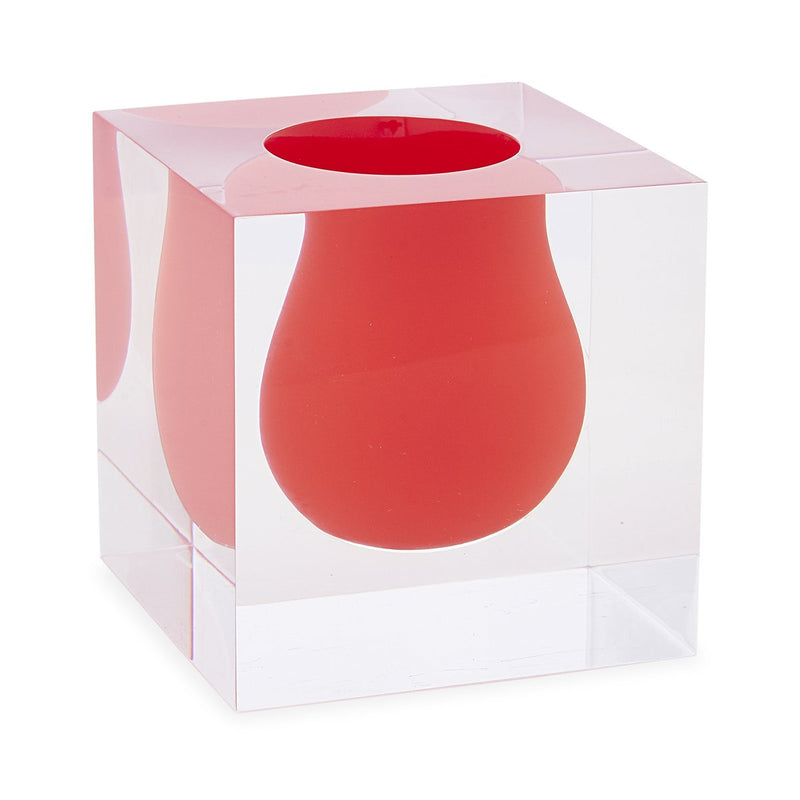 Bel Air Mini Scoop Vase - Red