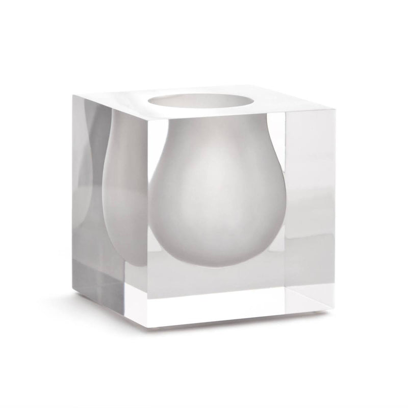 Bel Air Mini Scoop Vase - White