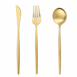 Dinner - Gold Cutlery (Set of 12)