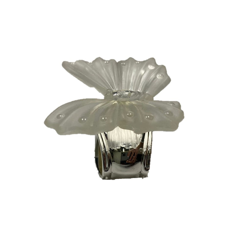 Napkin Rings Butterfly - Clear (Set of 4)