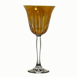 Water Goblet Stripes Yellow (Set of 6)