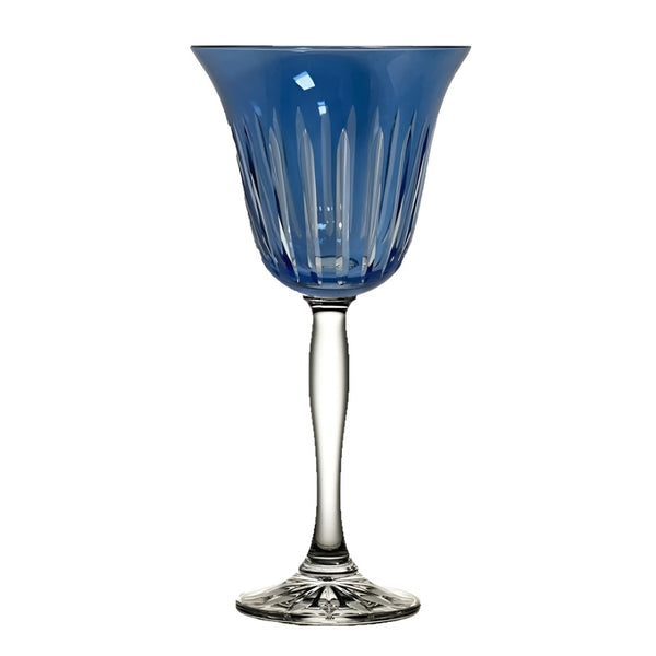Water Goblet Stripes Light Blue (Set of 6)