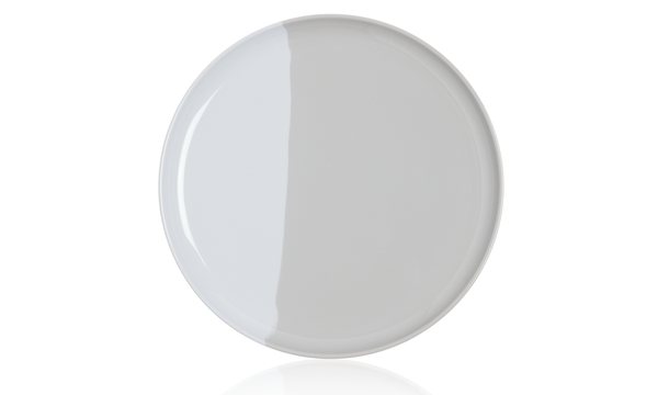 Melamine - Dinner Plate Grey/Silver (Set of 4)