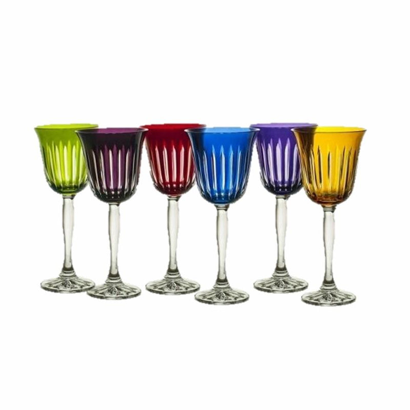Water Goblets Stripes Color (Set of 6)
