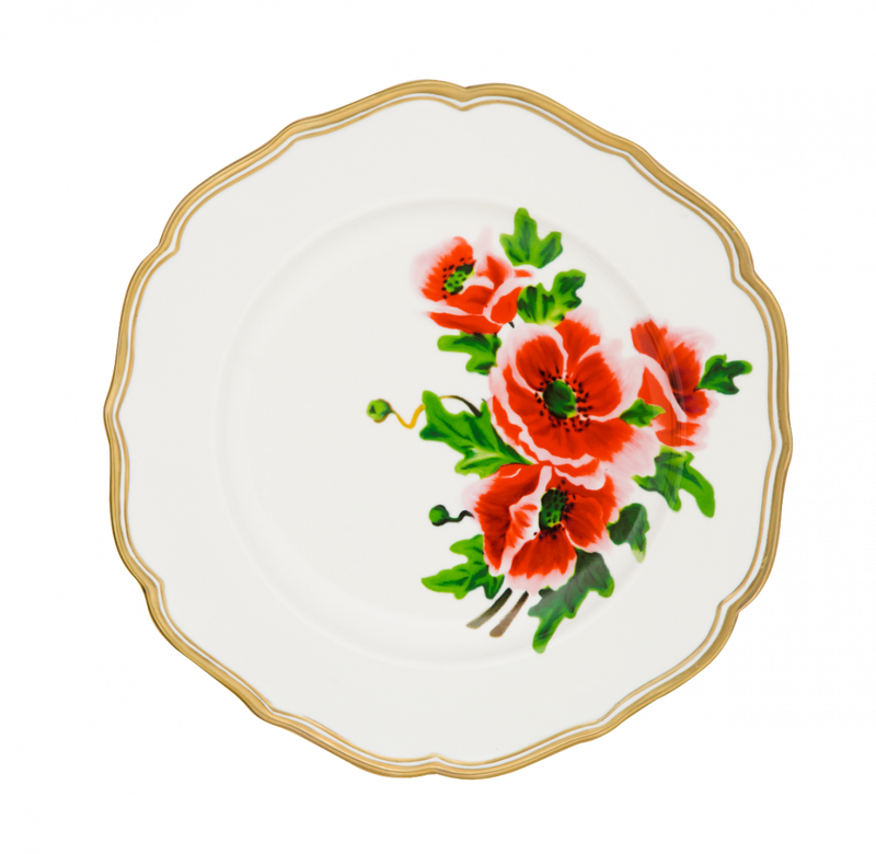 La Tavola Scomposta - French Flower - Dinner Plate
