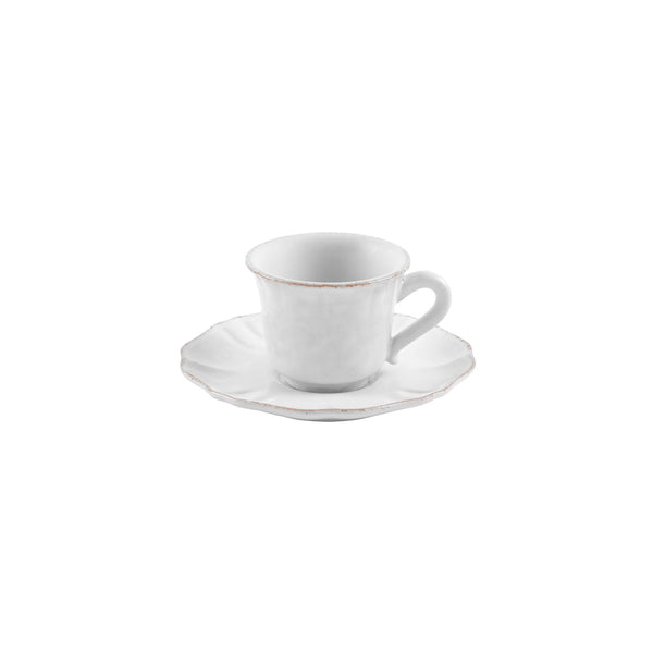 Impressions white - Coffee cup & saucer (Set of 6)