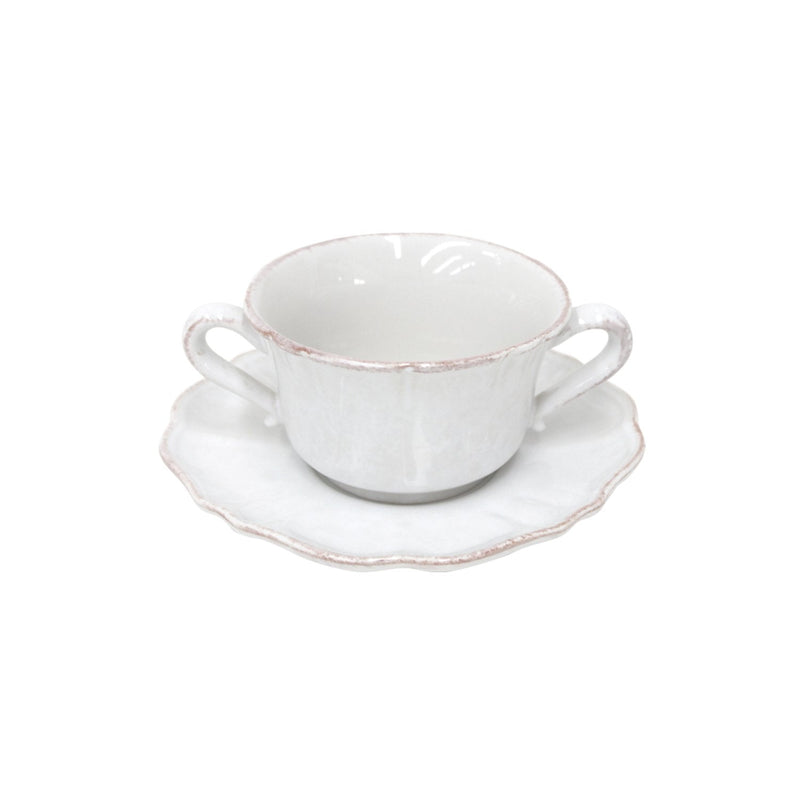 Impressions white - Consomme cup & saucer (Set of 6)