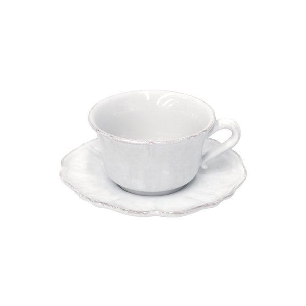Impressions white - Jumbo cup & saucer (Set of 6)
