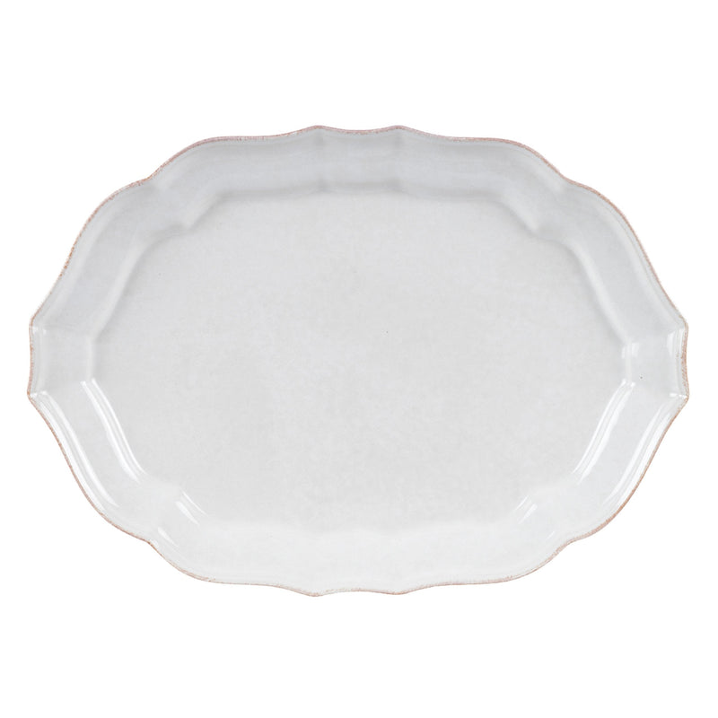 Impressions white - Large oval platter