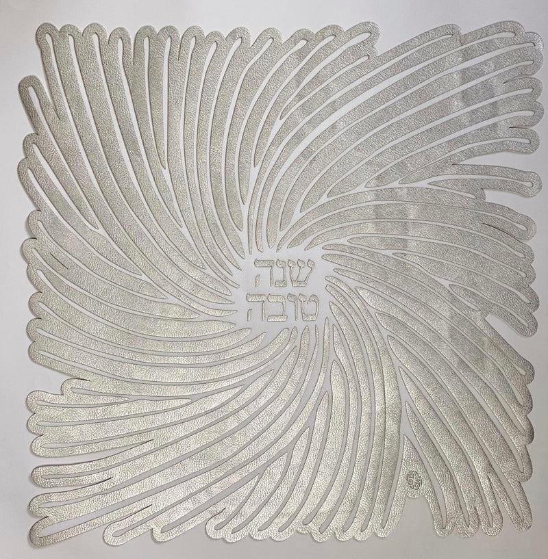 Long Stripes - Rosh Hashannah Cover Silver (Shanna Tovah)