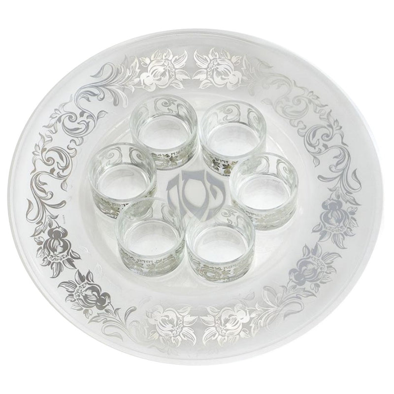 Passover Glass Seder Plate