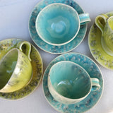 Madeira blue - Tea cup & saucer (Set of 6)