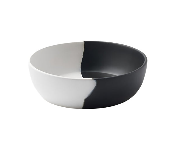 Maxton - Serving Bowl Small Black & White (Set of 2)