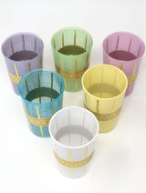 Tea Glasses Corde Assorted Color - (Set of 6)