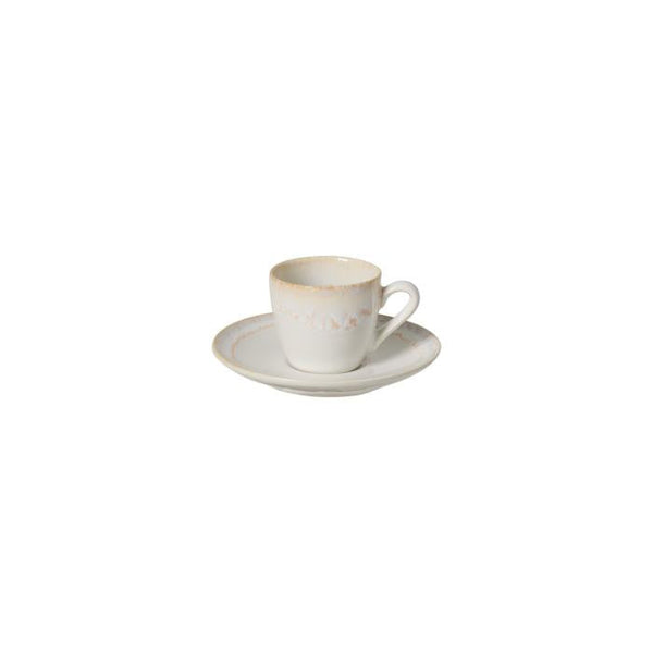 Taormina white - Coffee cup & saucer (Set of 6)