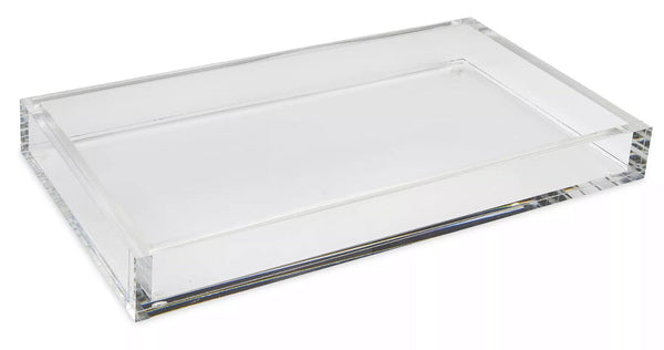 Lucite - Acrylic Rectangular Clear Tray