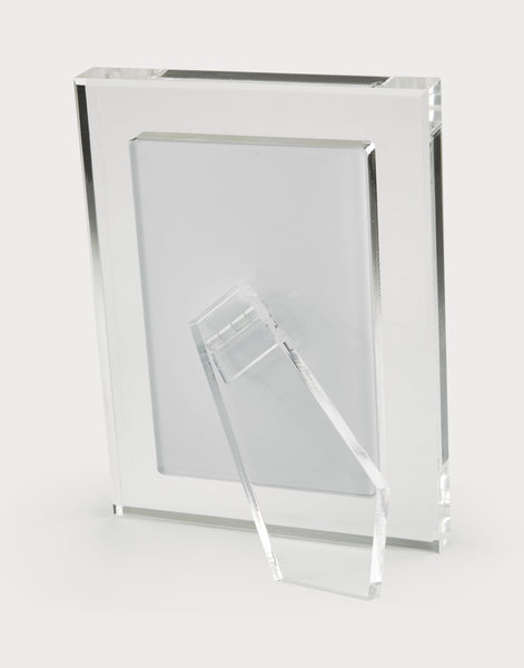 Lucite - Acrylic Frame Clear Border 4" Trim