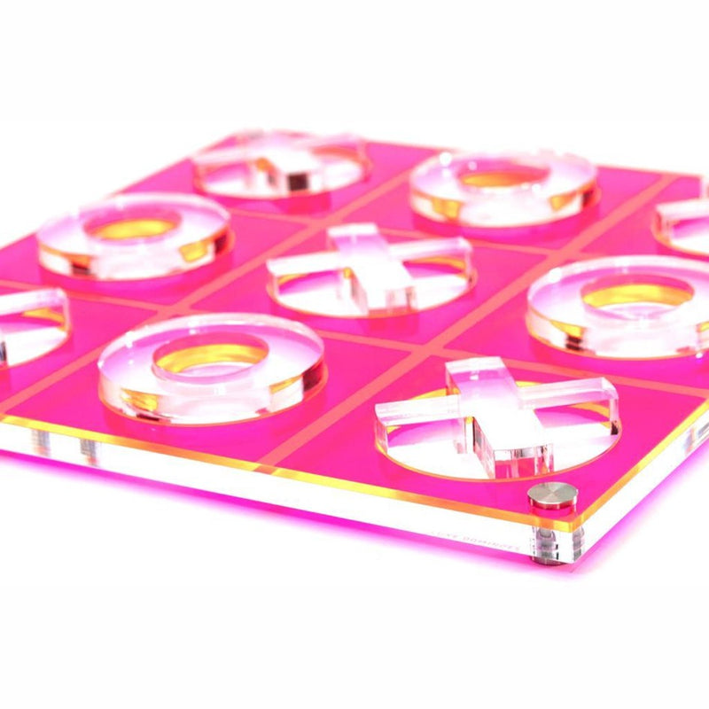 La Vieja - 2D Tic-Tac-Toe Game Neon Pink