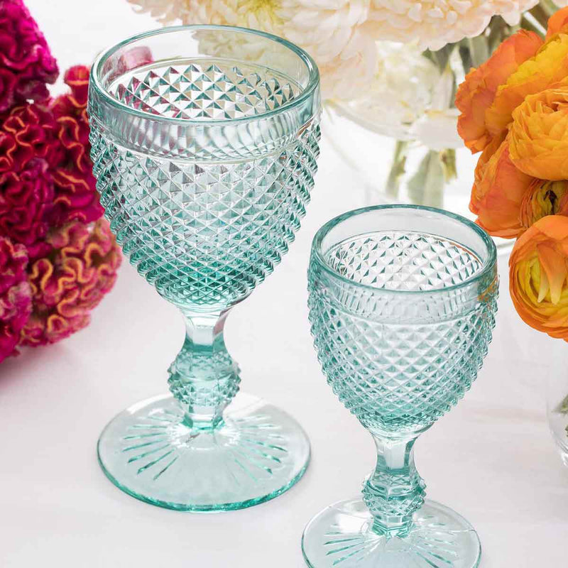 Bicos - Set Of 4 Water Goblets Mint
